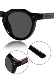 Legacy Flat-Top Sunglasses – UV400 Polarized (Black)