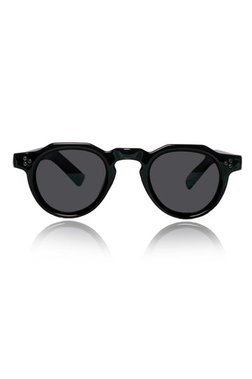 Legacy Flat-Top Sunglasses – UV400 Polarized (Black)