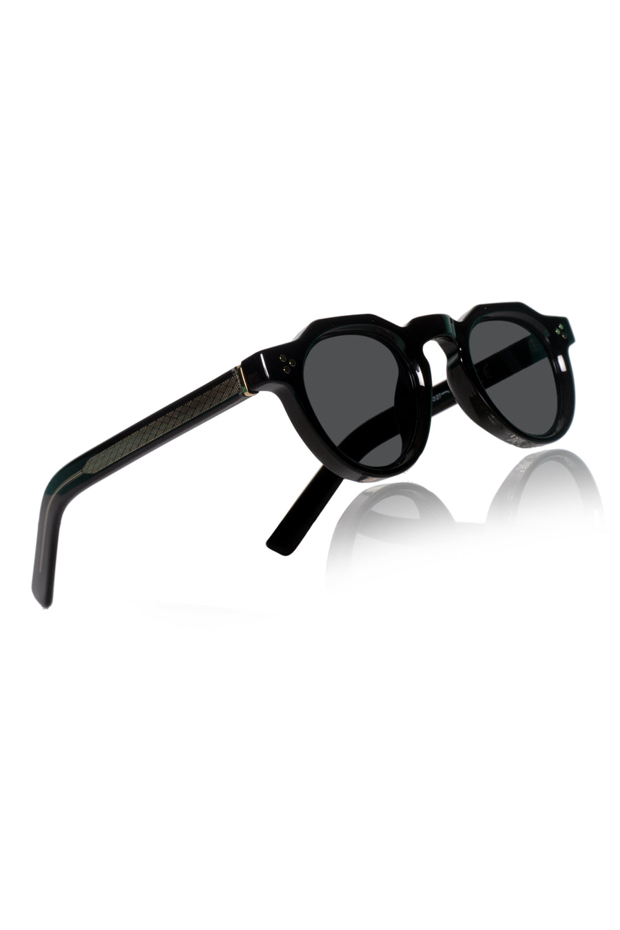 Legacy Flat-Top Sunglasses – UV400 Polarized (Black)