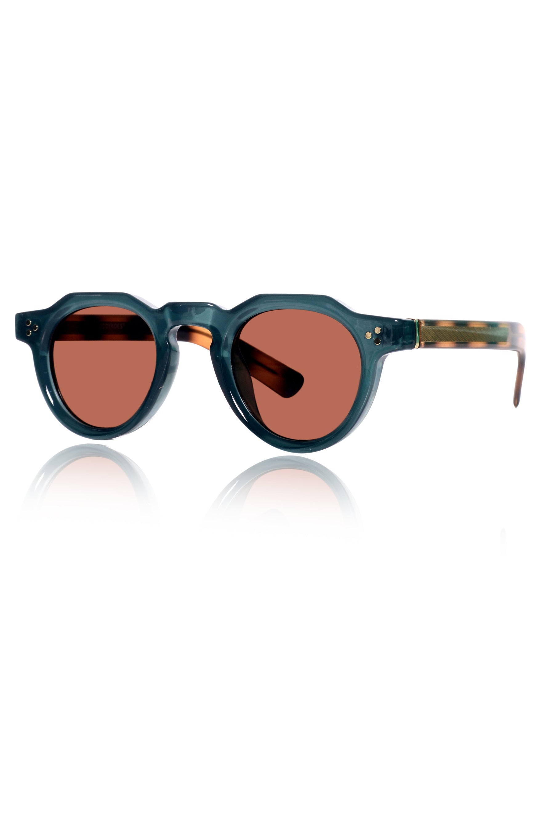 Legacy Flat-Top Sunglasses – UV400 Polarized (Turquoise)