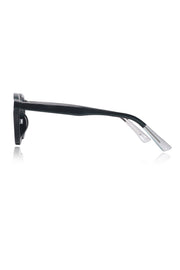 Legacy Round Sunglasses – UV400 Polarized (Trans Blue)