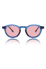 Legacy Round Sunglasses – UV400 Polarized (Blue Rose)
