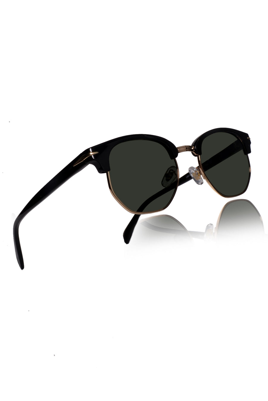 Legacy Clubmaster Sunglasses – UV400 Polarized (Green)