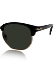 Legacy Clubmaster Sunglasses – UV400 Polarized (Green)