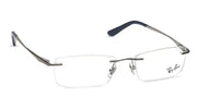 RAY-BAN Grey Rectangle Rimless Eyeglasses (RX6303I250253|52)