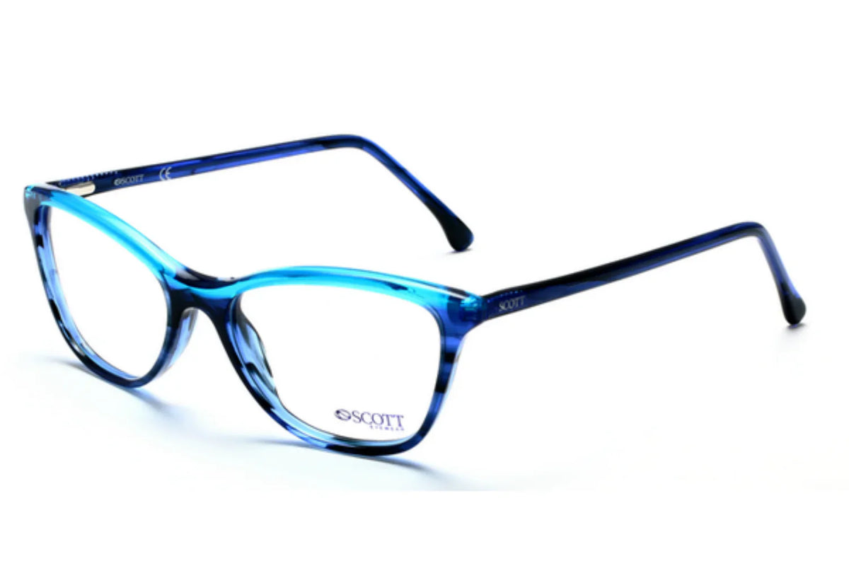 Scott Eyewear cat Eye Shape Blue (SC827)