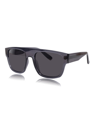 Legacy Square Sunglasses – UV400 Polarized (Crystal Gray)