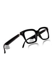 Jodykoes Square Smart Glasses with Speaker and Voice Assistant