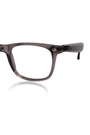 Jodykoes Square Smart Glasses with Speaker and Voice Assistant (Brown)