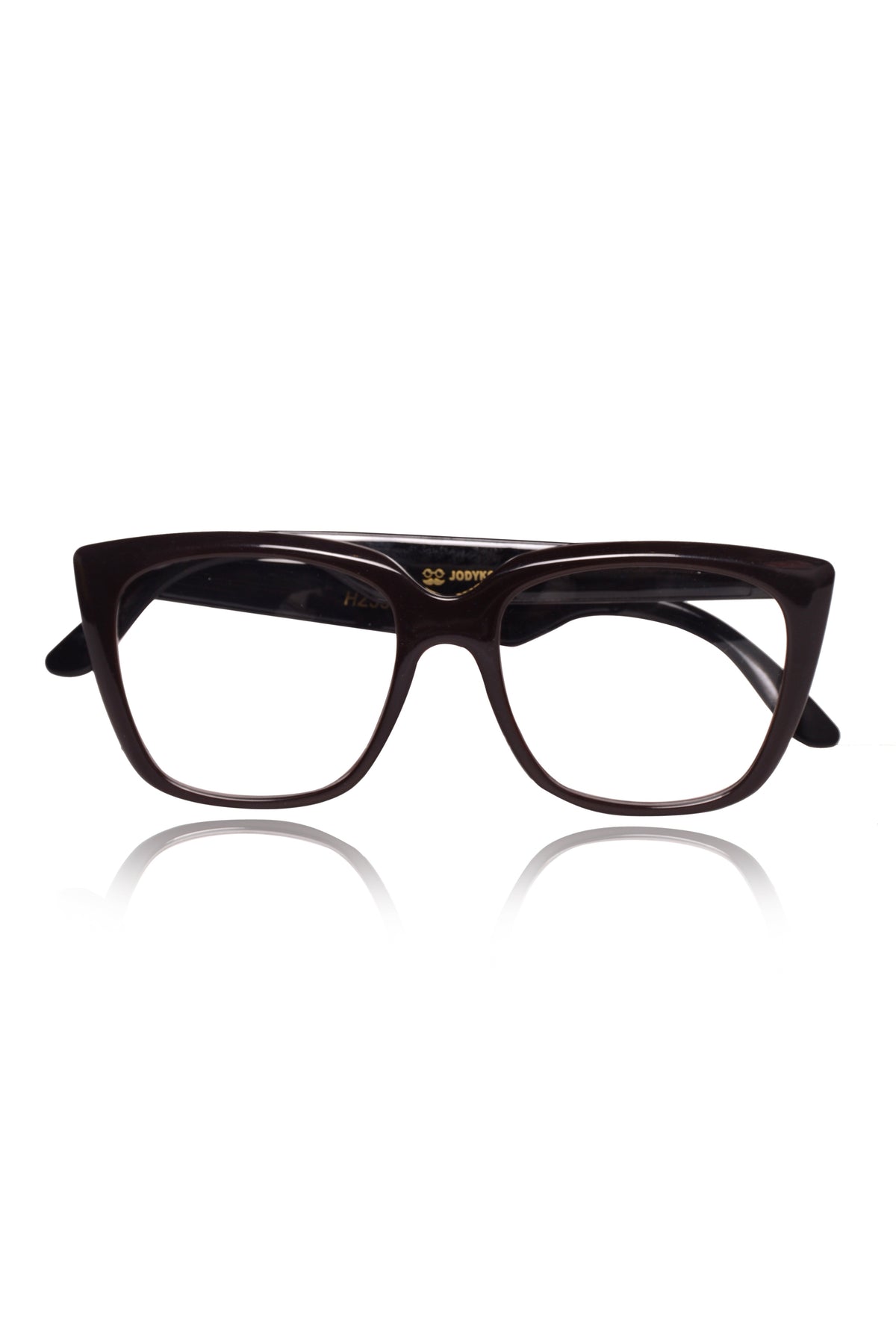 Jodykoes Cat Eye Smart Glasses with Speaker and Voice Assistant (Black)