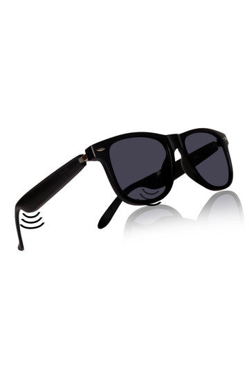 Jodykoes Square Smart Sunglasses with Speaker and Voice Assistant