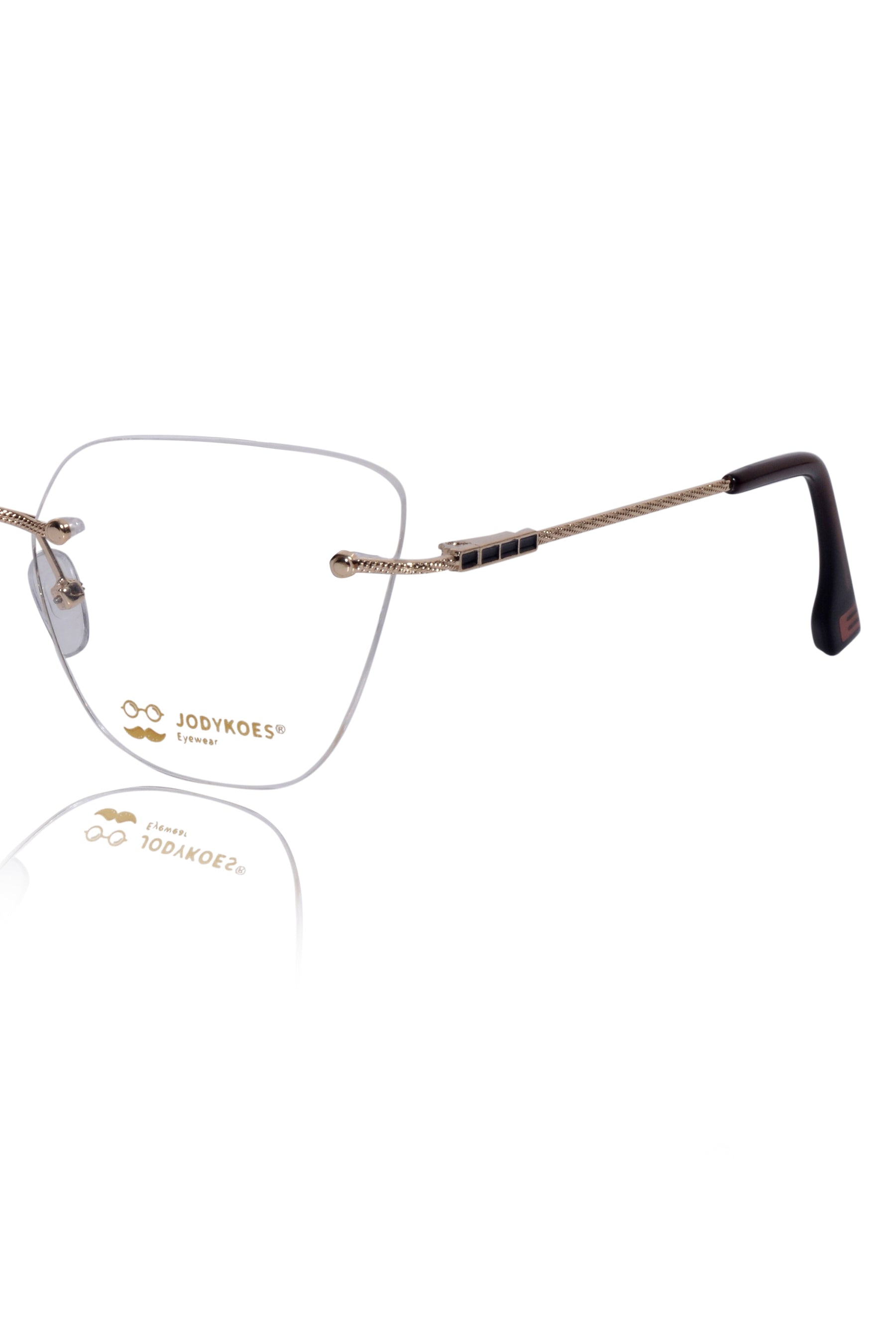 Cat Eye Signature Rimless Frame