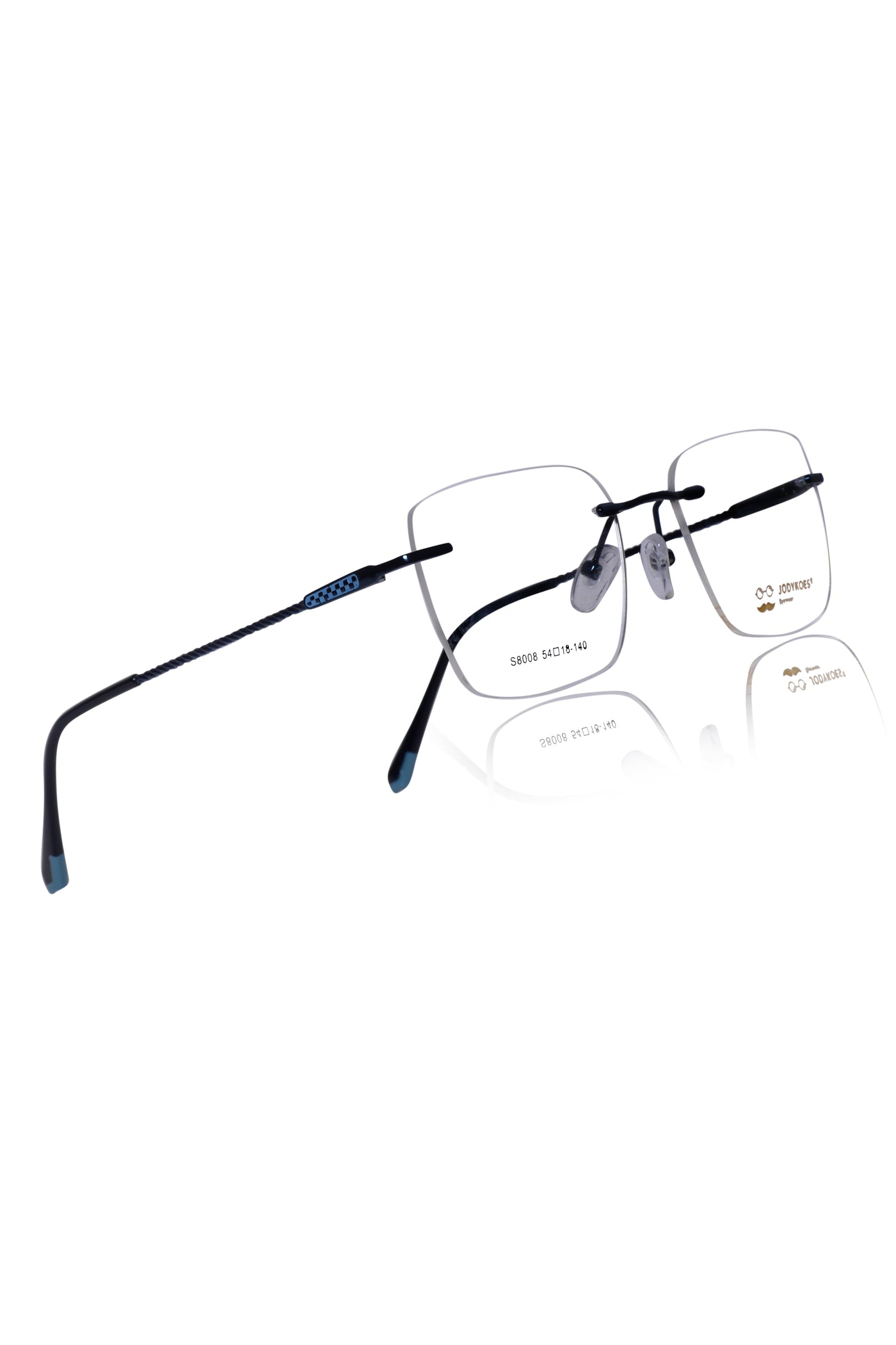 Square Signature Rimless Frame (Gold)