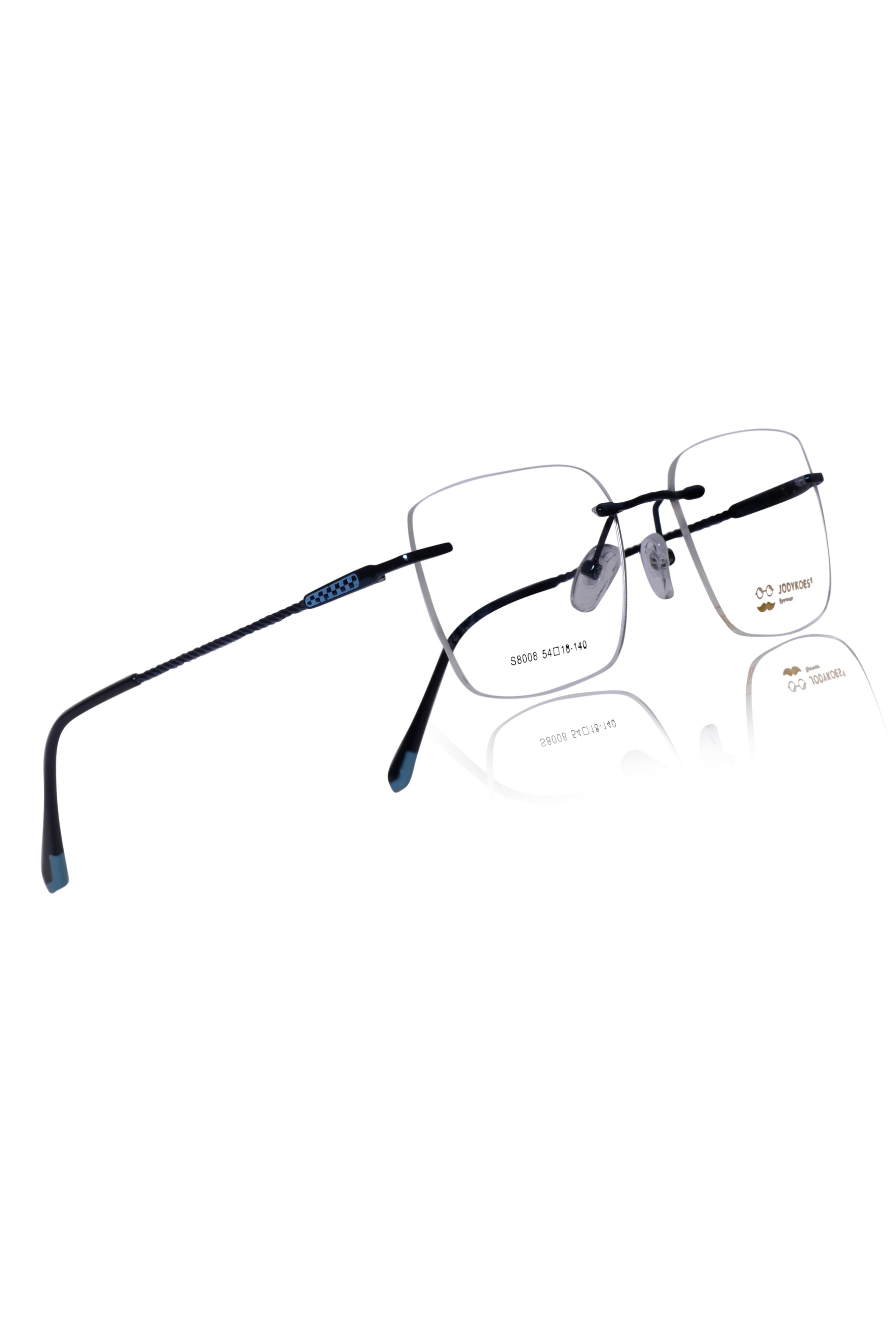Square Signature Rimless Frame (Gold)