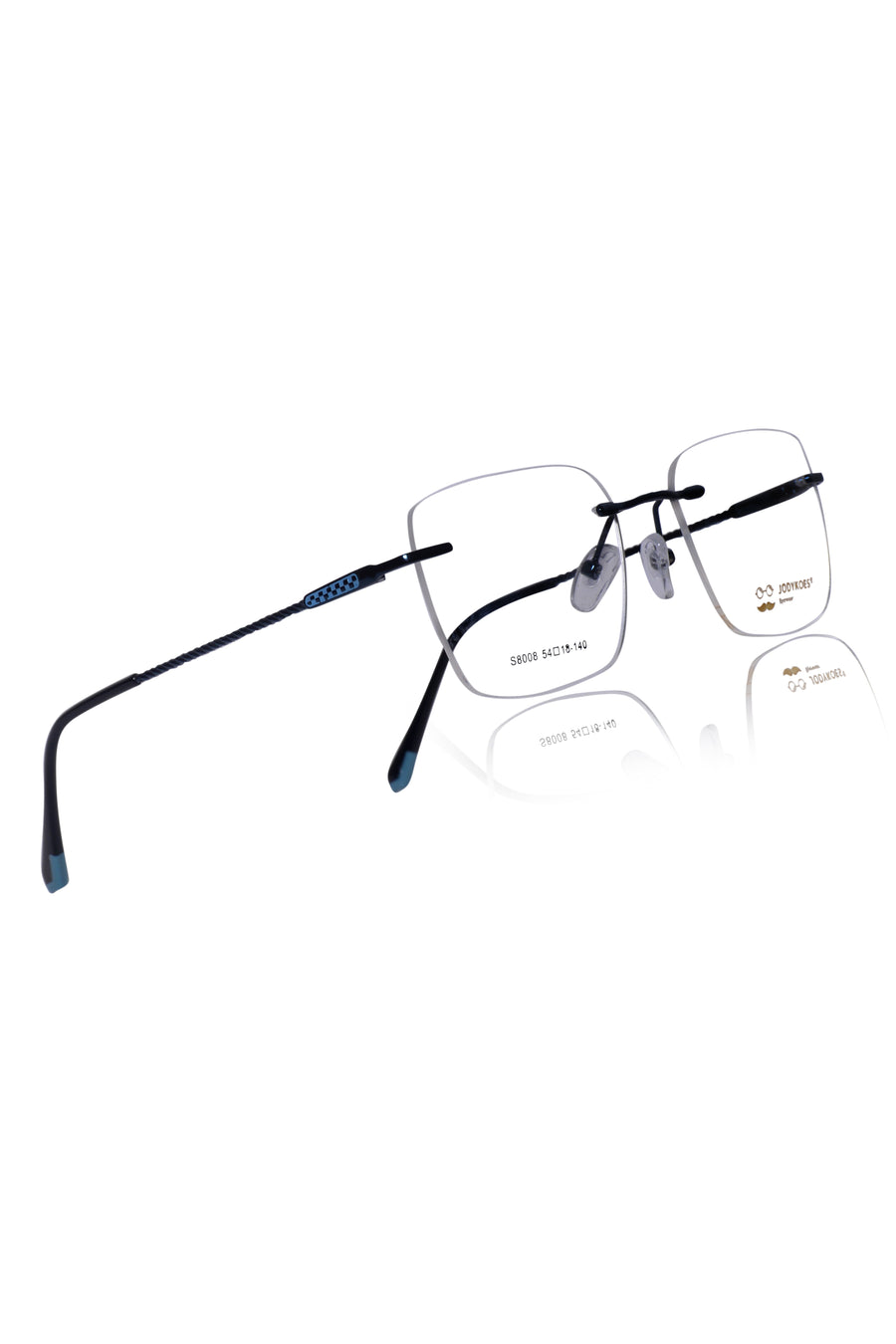 Square Signature Rimless Frame (Gold)