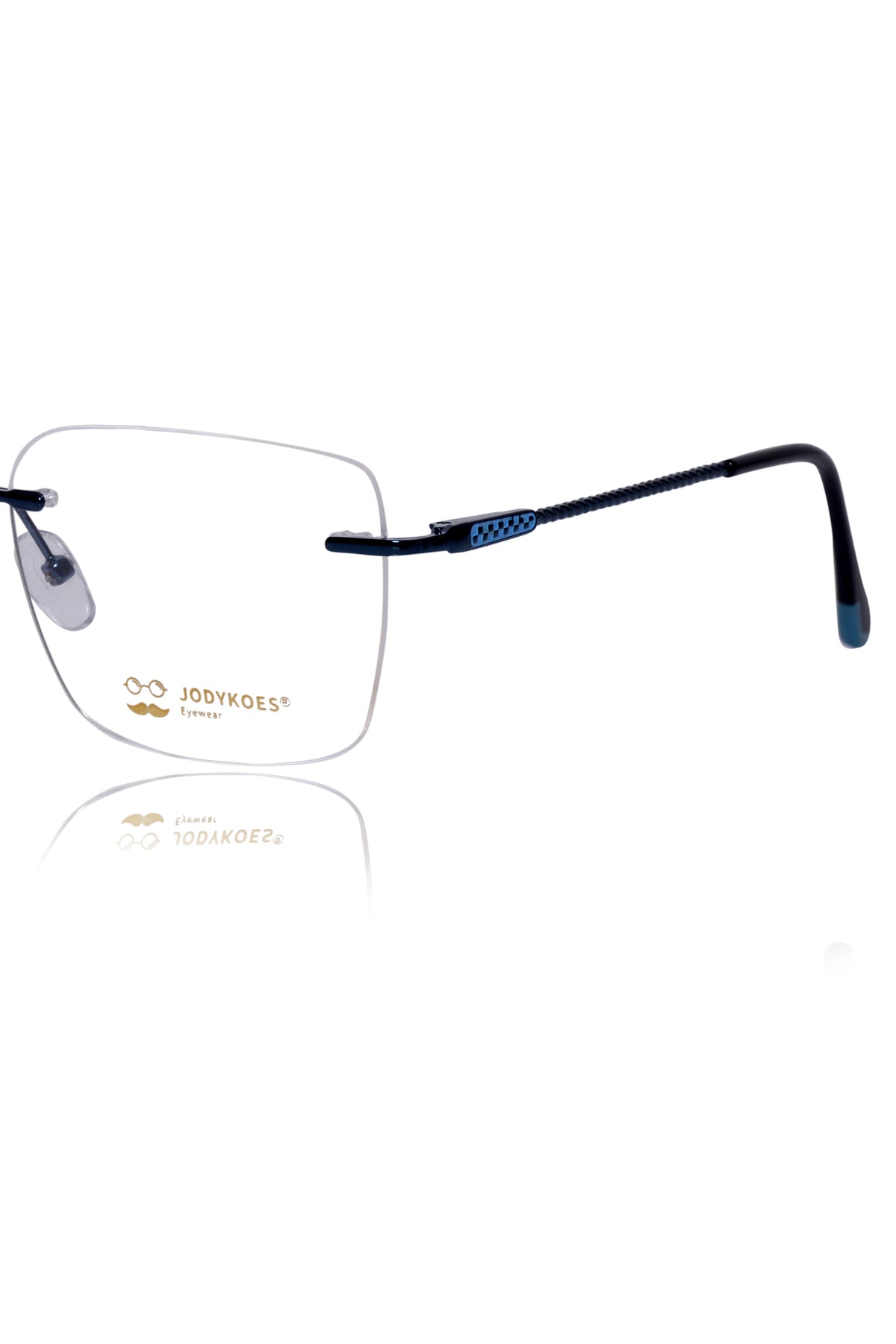Square Signature Rimless Frame (Gold)