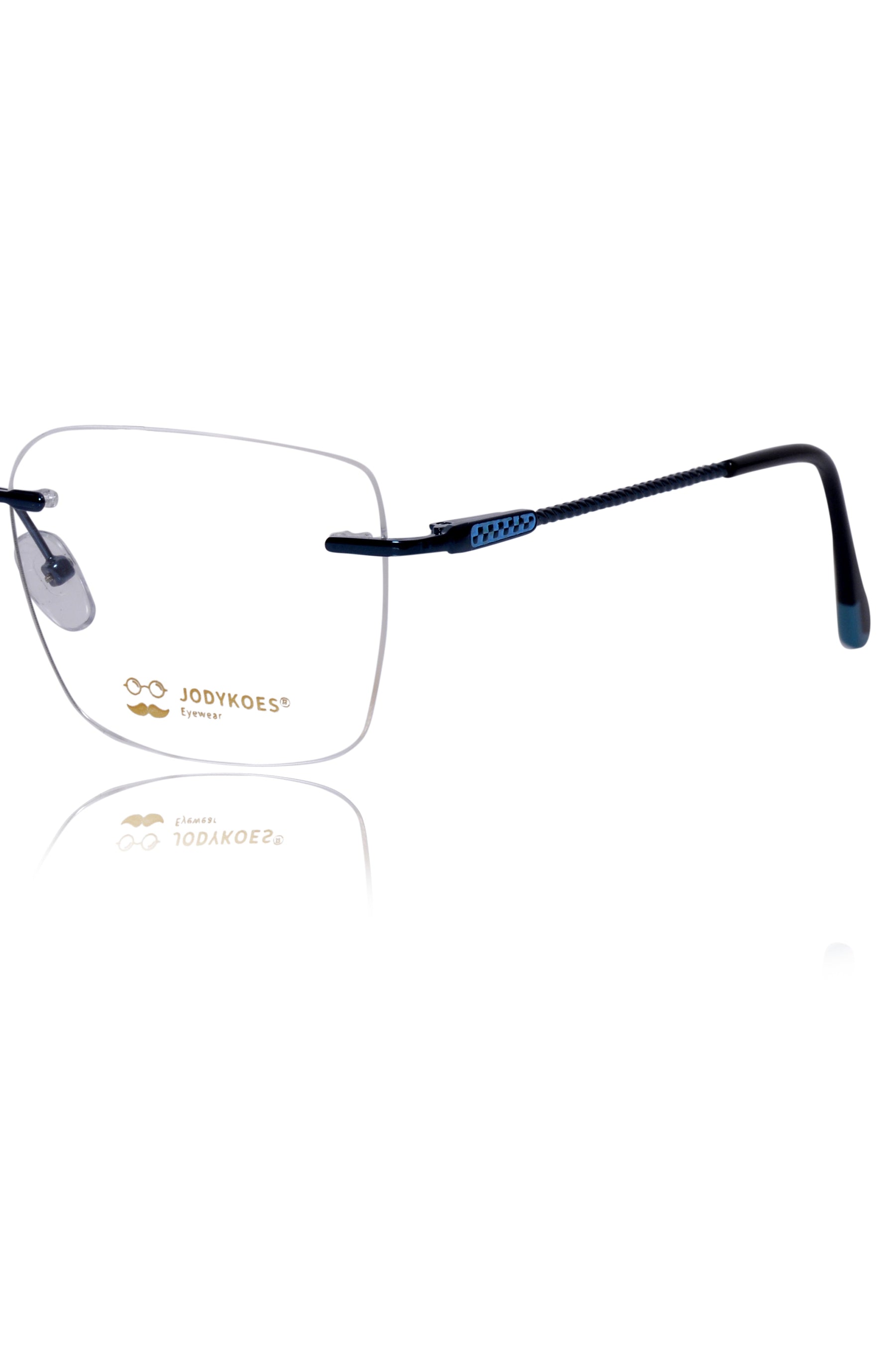 Square Signature Rimless Frame (Gold)