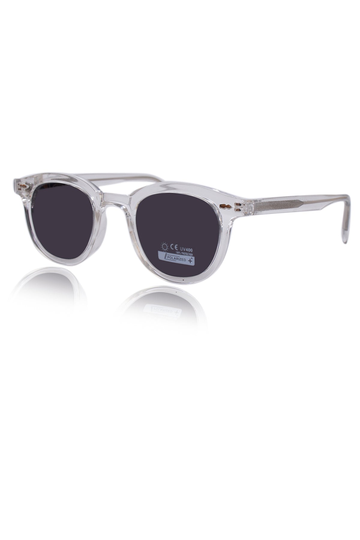 Legacy Round Sunglasses – UV400 Polarized (Dust)
