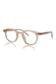 Color-Changing Eyewear Frames | Stylish Pure Acetate UV Protection Glasses | Lightweight & Durable Optical Frames for Men & Women (LIGHT BROWN-RED)