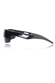 Sports Series Wrap Around Sunglasses for Men & Women | Lightweight Non-Polarized Eyewear | UV400 Protection | Performance Outdoor Shades (Black)