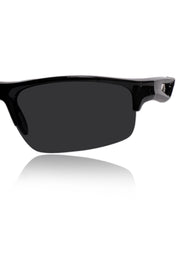 Sports Series Wrap Around Sunglasses for Men & Women | Lightweight Non-Polarized Eyewear | UV400 Protection | Performance Outdoor Shades (Black)