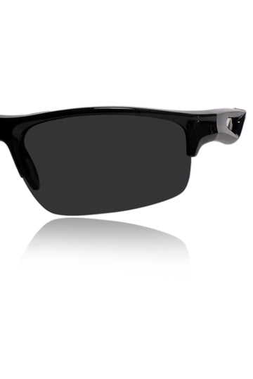 Sports Series Wrap Around Sunglasses for Men & Women | Lightweight Non-Polarized Eyewear | UV400 Protection | Performance Outdoor Shades (Black)