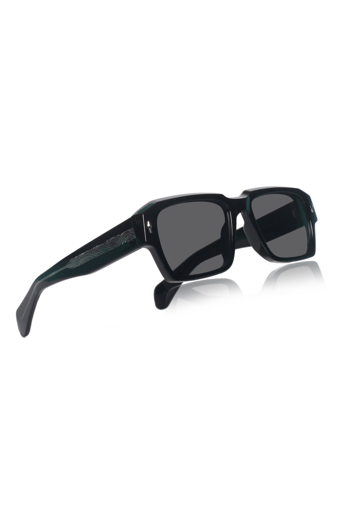 Legacy Square Sunglasses – UV400 Polarized (Black)