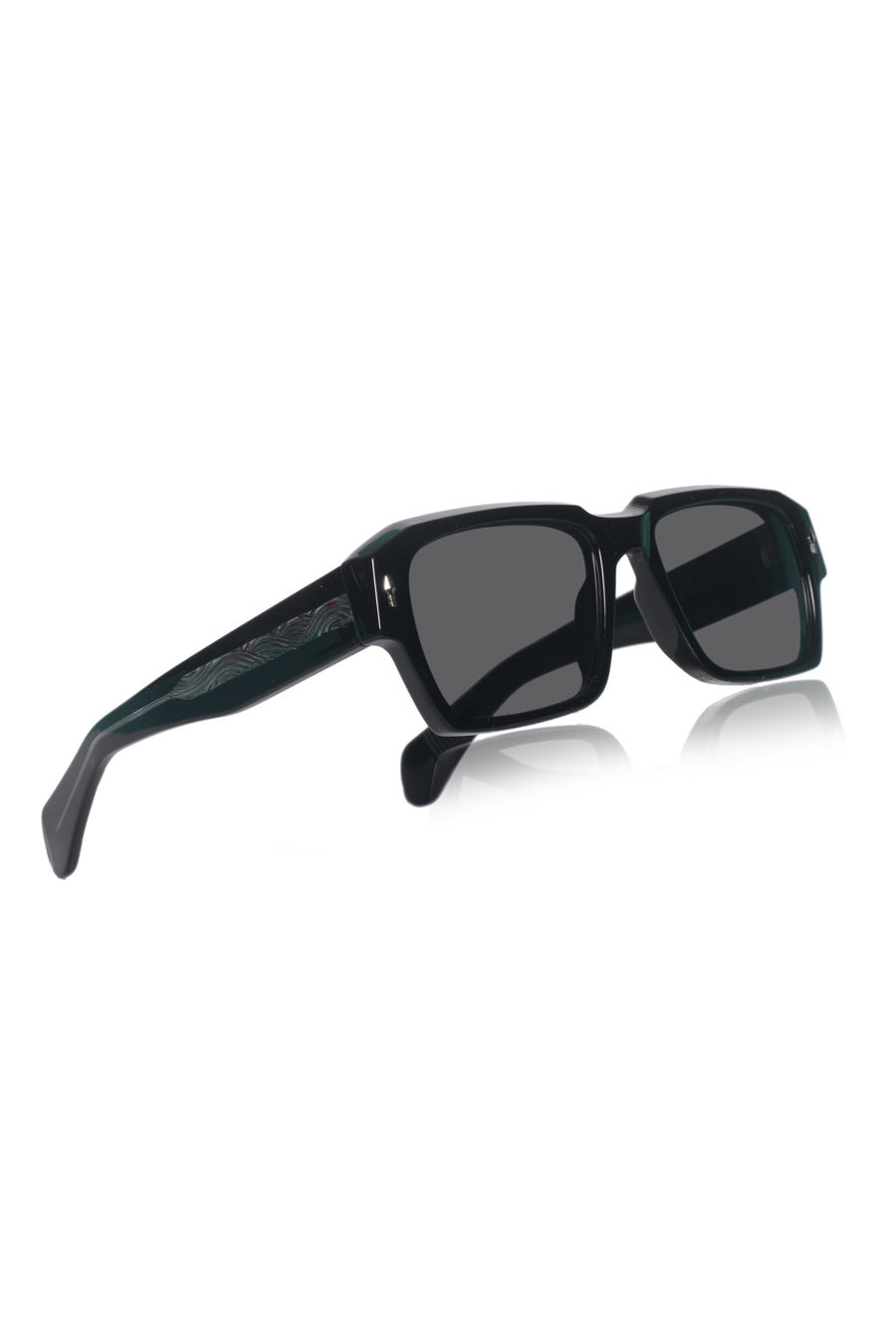 Legacy Square Sunglasses – UV400 Polarized (Black)