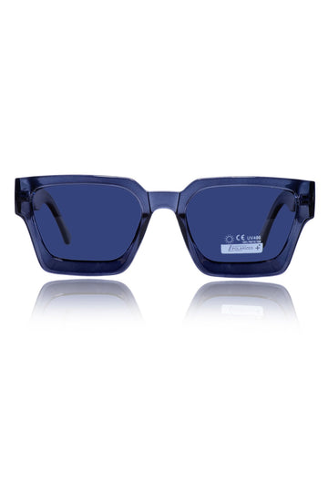 Legacy Square Sunglasses – UV400 Polarized (Blue)