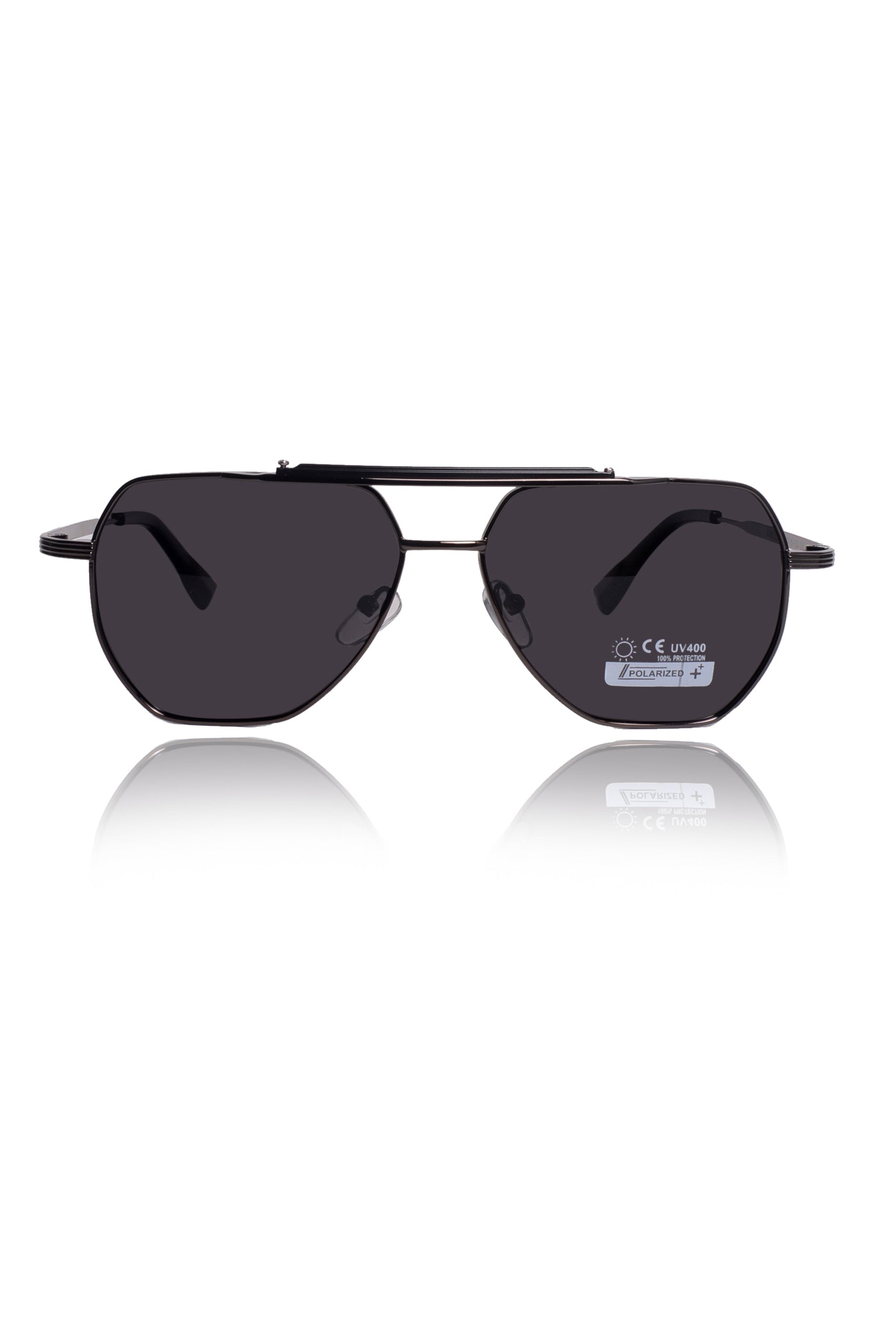 Legacy Square Sunglasses – UV400 Polarized (Knight Black)