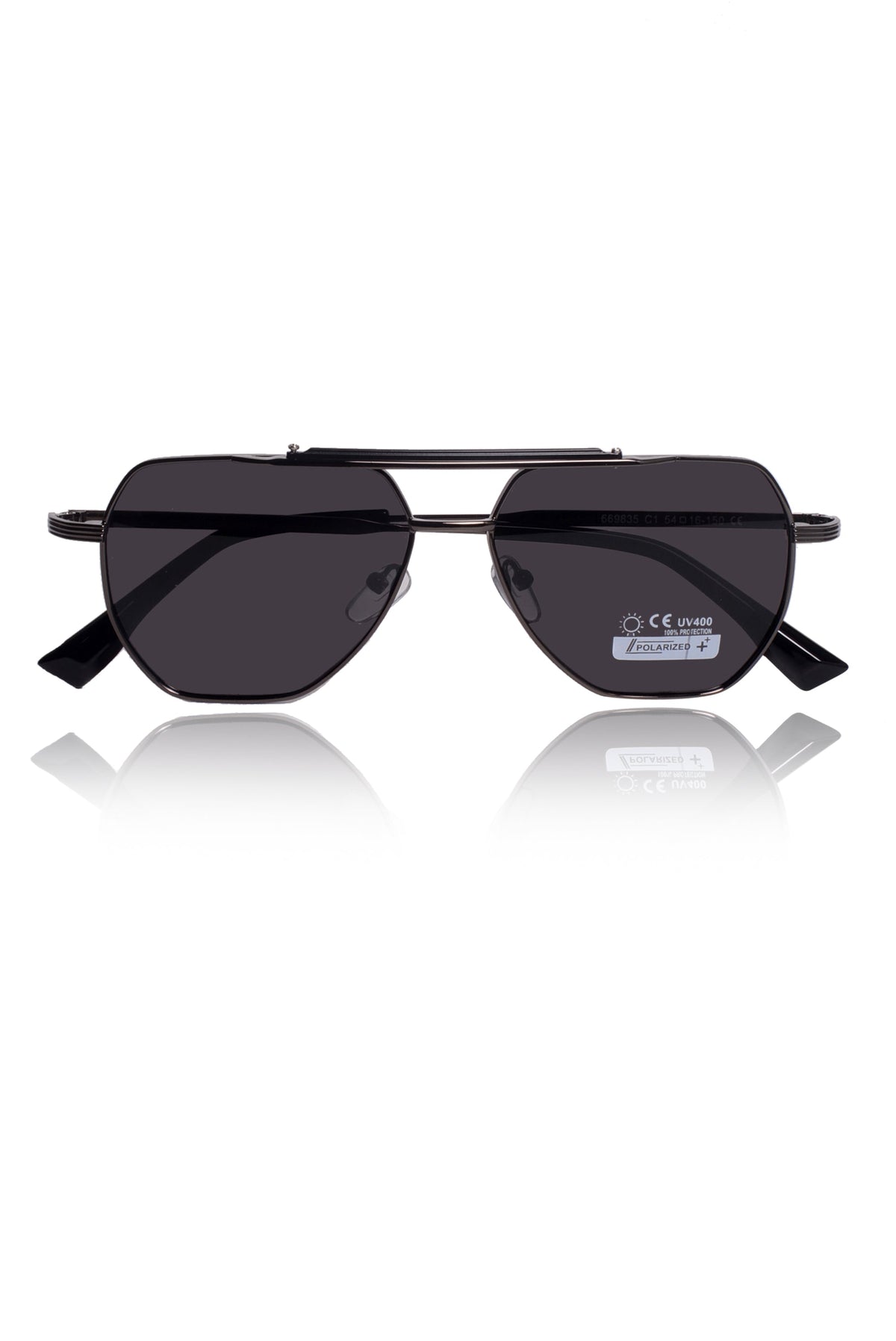 Legacy Square Sunglasses – UV400 Polarized (Knight Black)