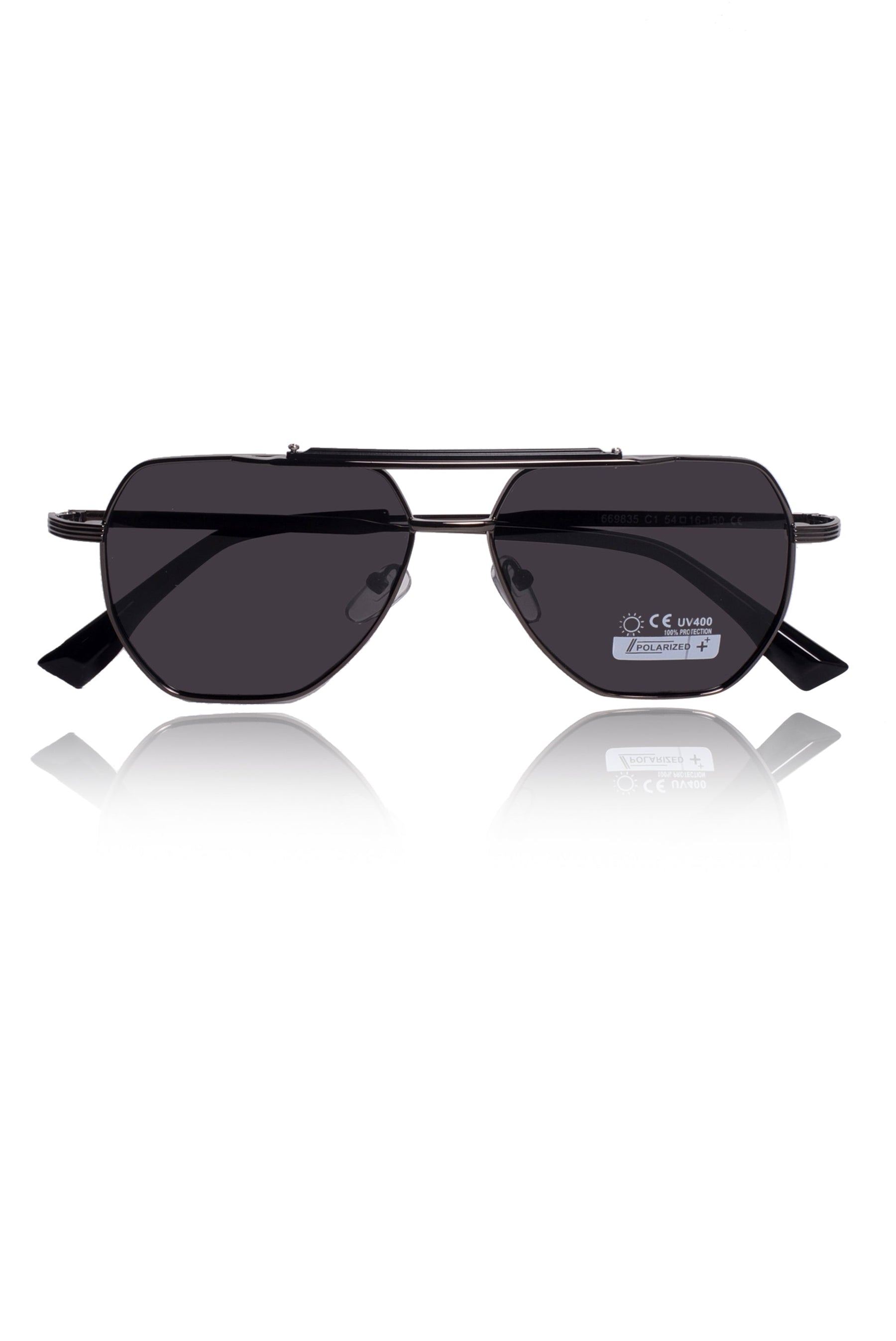 Legacy Square Sunglasses – UV400 Polarized (Knight Black)