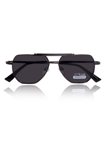 Legacy Square Sunglasses – UV400 Polarized (Knight Black)
