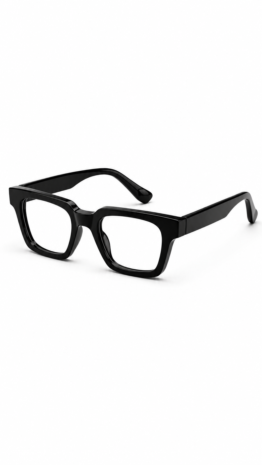 Premium Black Rectangle Glasses Frame