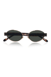 Legacy Metal Oval Sunglasses – UV400 Polarized (Gold)