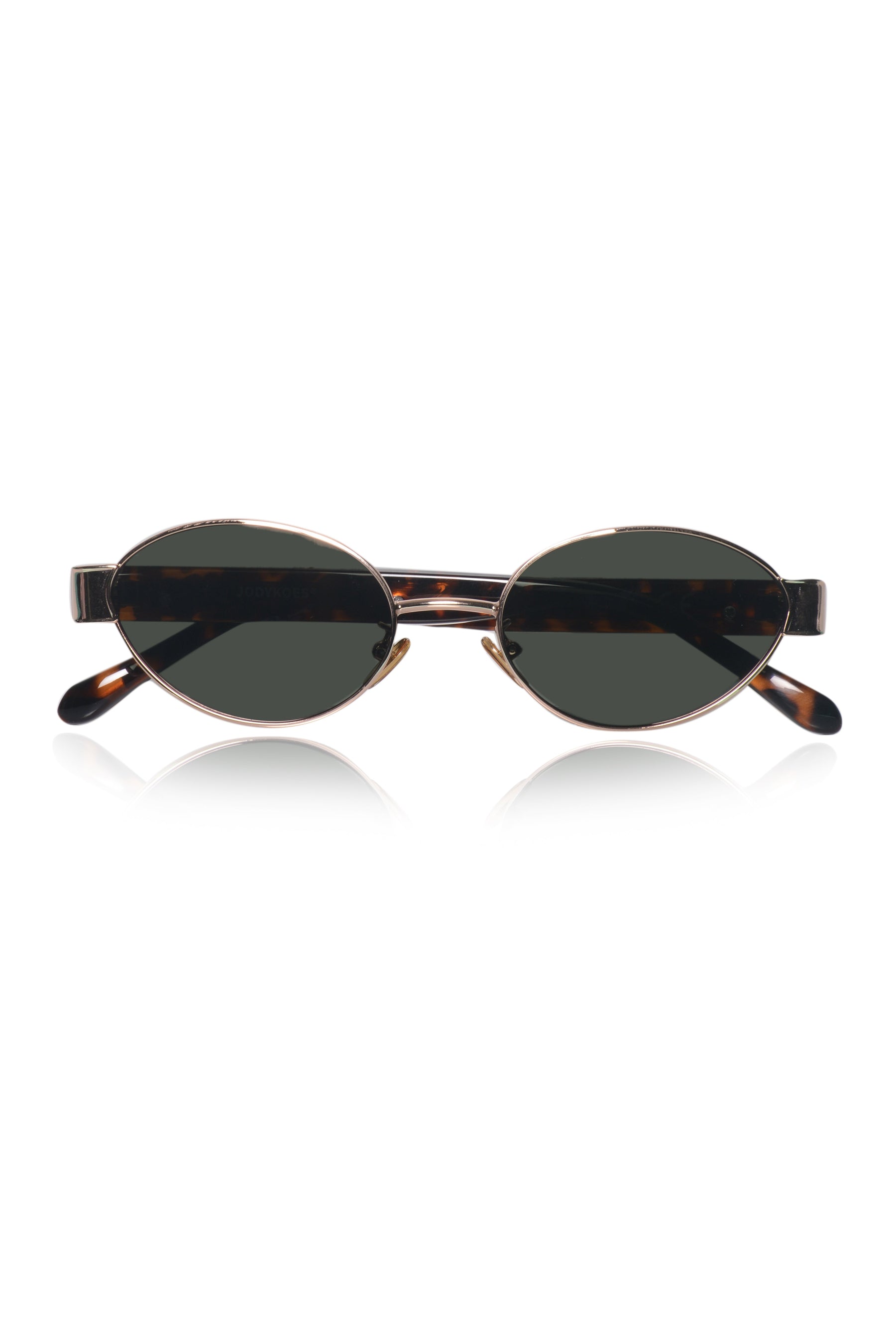 Legacy Metal Oval Sunglasses – UV400 Polarized (Gold)