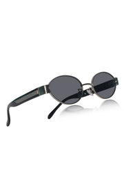 Legacy Metal Oval Sunglasses – UV400 Polarized (Silver)