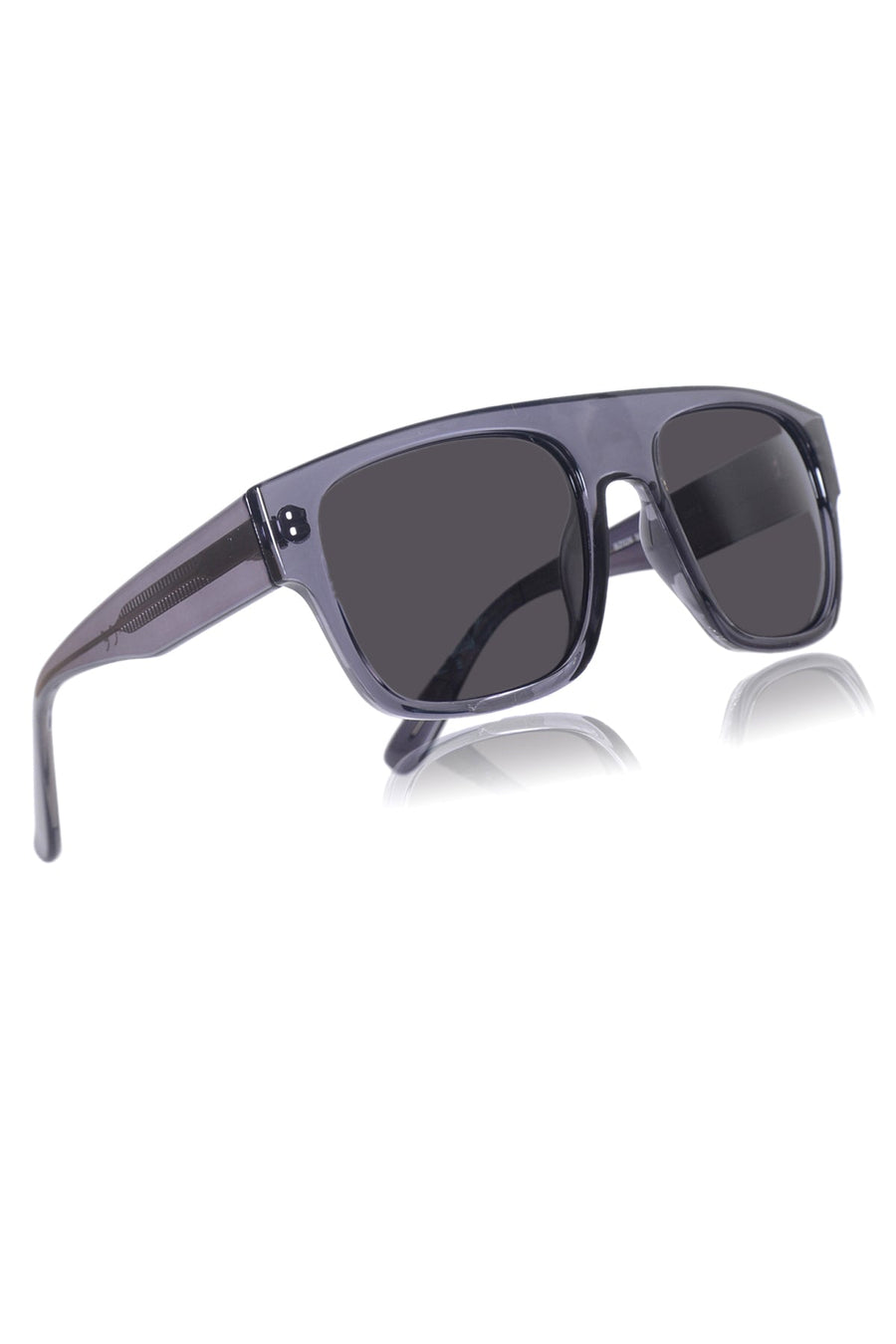 Legacy Square Sunglasses – UV400 Polarized (Crystal Gray)