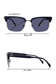 Legacy Clubmaster Sunglasses – UV400 Polarized