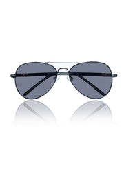 Series Obsession : Premium Polarized Aviator Sunglass with Designer Arms For UV Protection, Sun Shade Glares Fashion Accessories (Black)