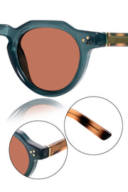 Legacy Flat-Top Sunglasses – UV400 Polarized (Turquoise)