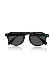 Legacy Round Aviator Sunglasses – UV400 Polarized (Black)