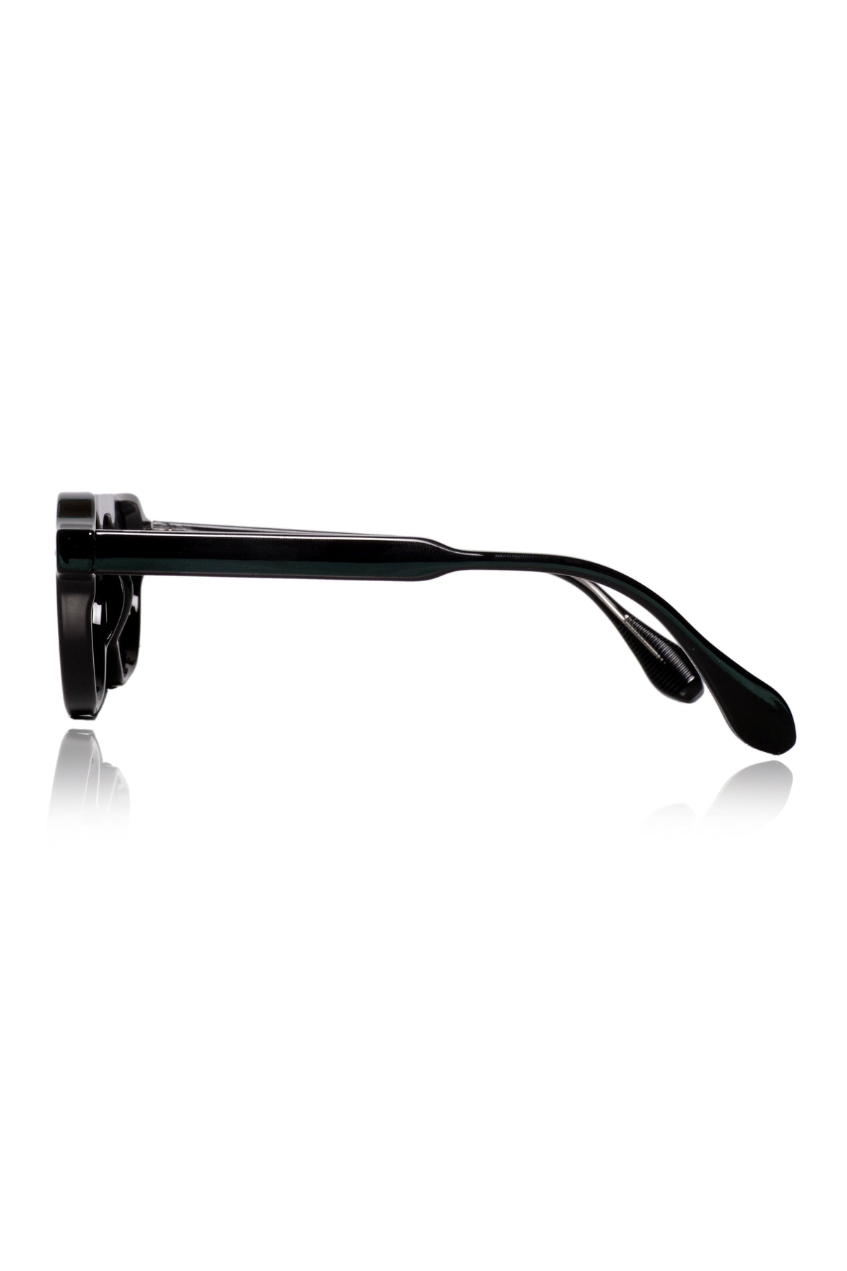 Legacy Round Aviator Sunglasses – UV400 Polarized (Black)