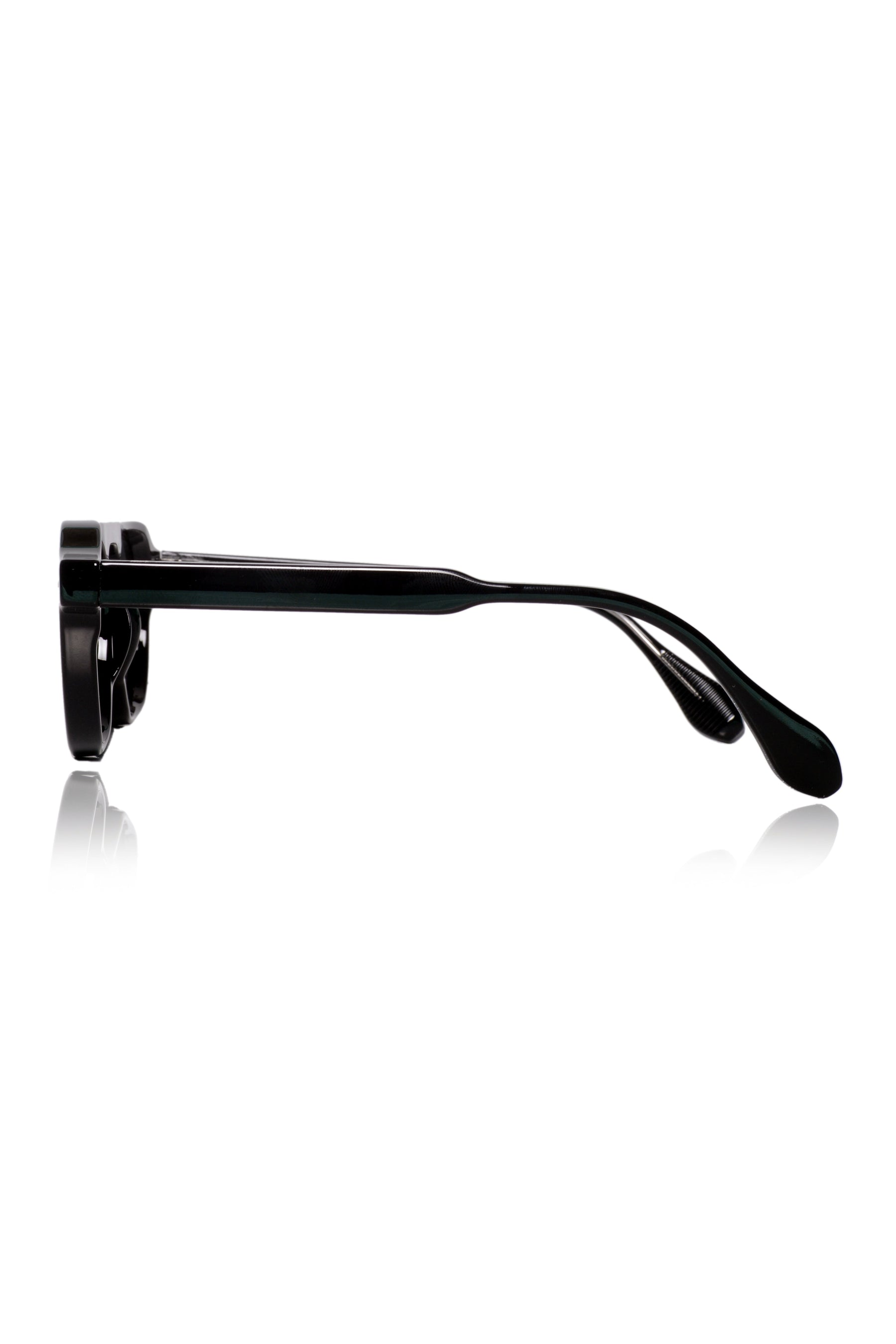 Legacy Round Aviator Sunglasses – UV400 Polarized (Black)