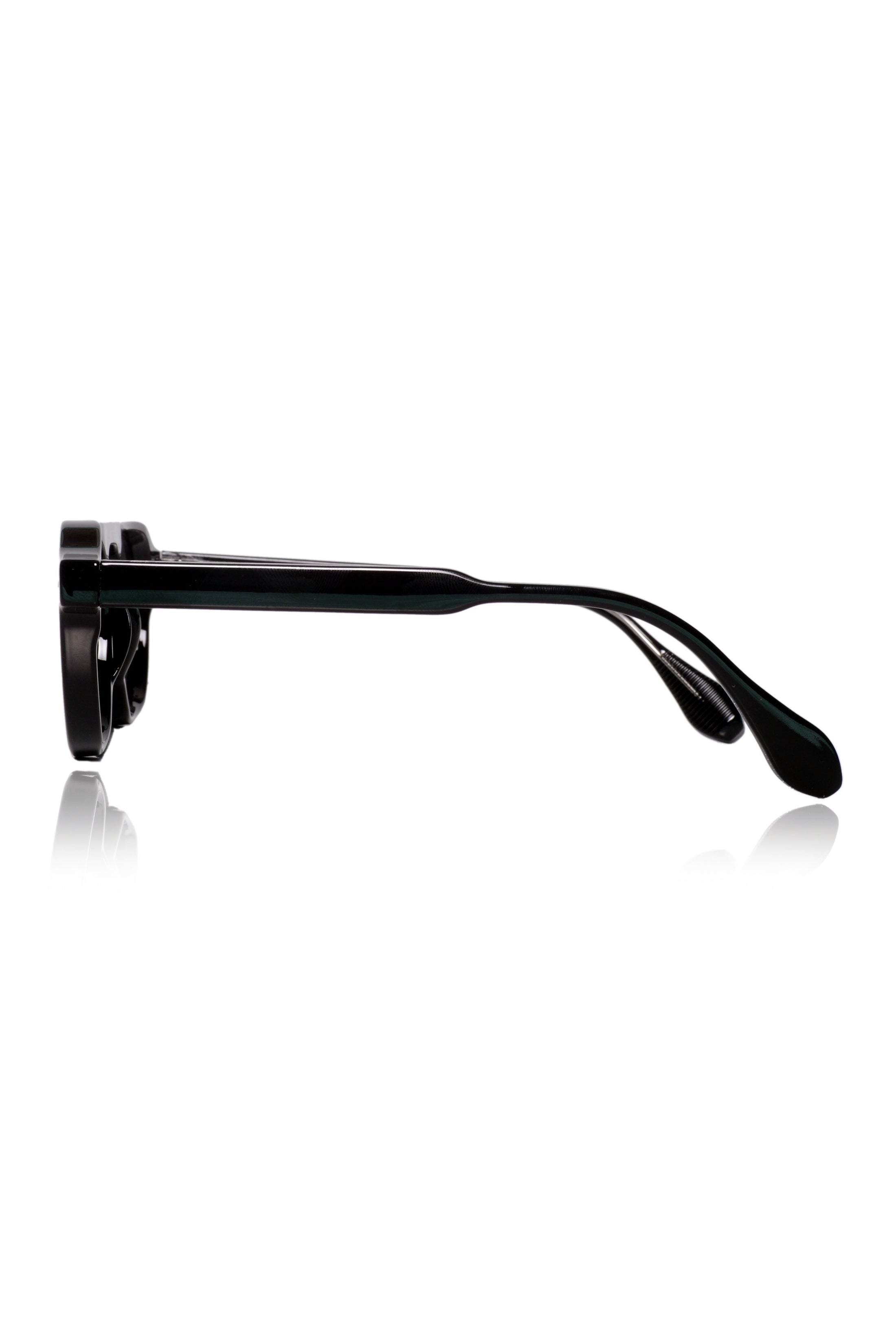 Legacy Round Aviator Sunglasses – UV400 Polarized (Black)