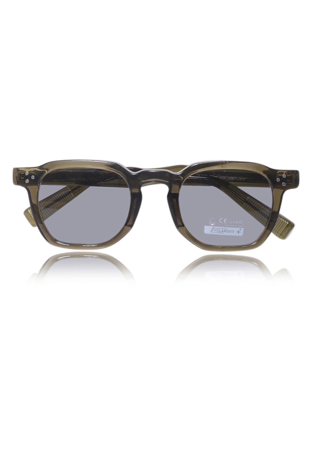 Legacy Hexagon Sunglasses – UV400 Polarized (Tortoise)