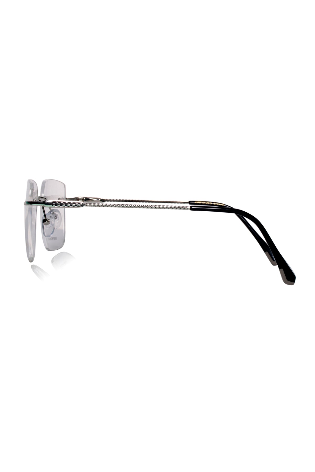 Square Signature Rimless Frame