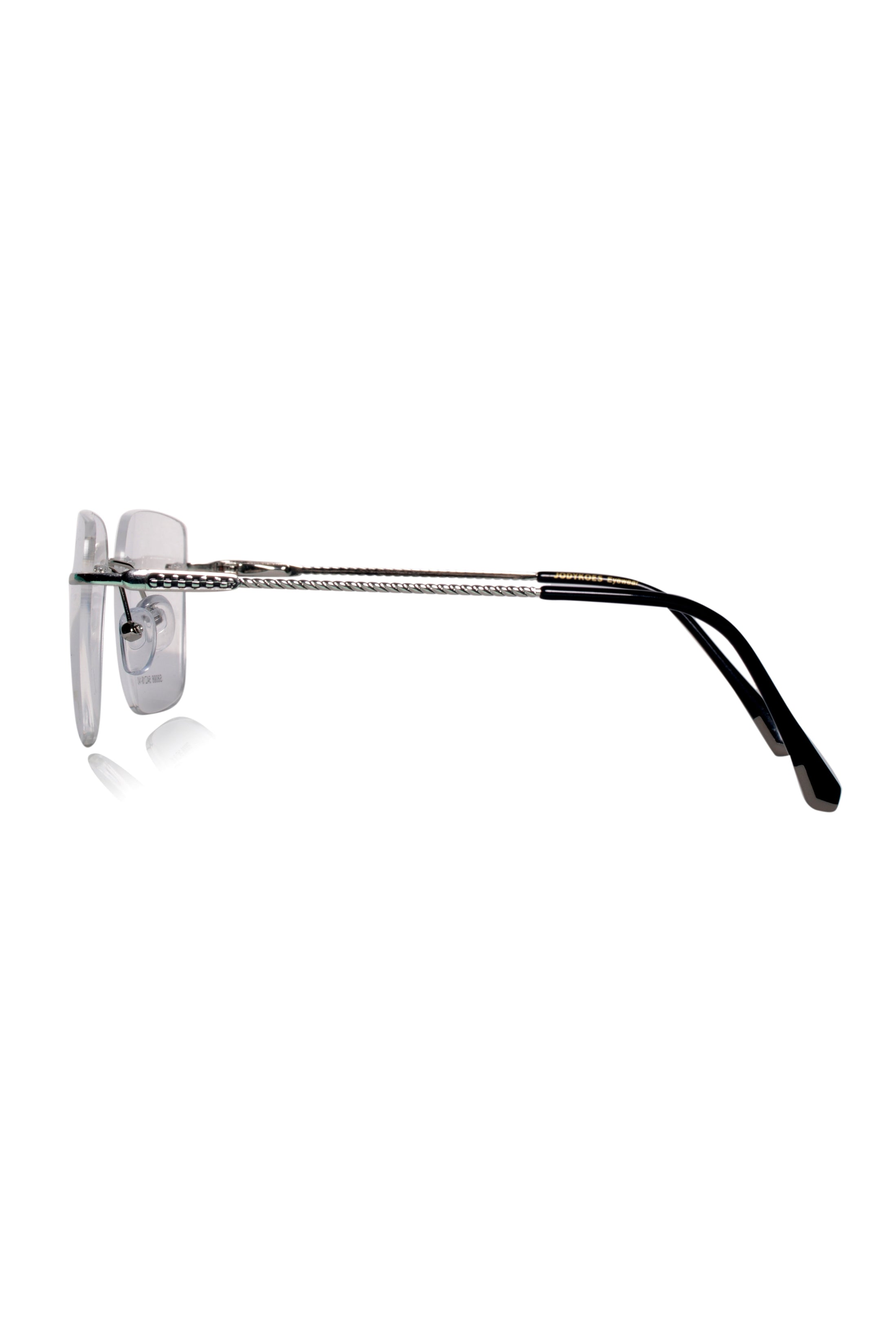 Square Signature Rimless Frame