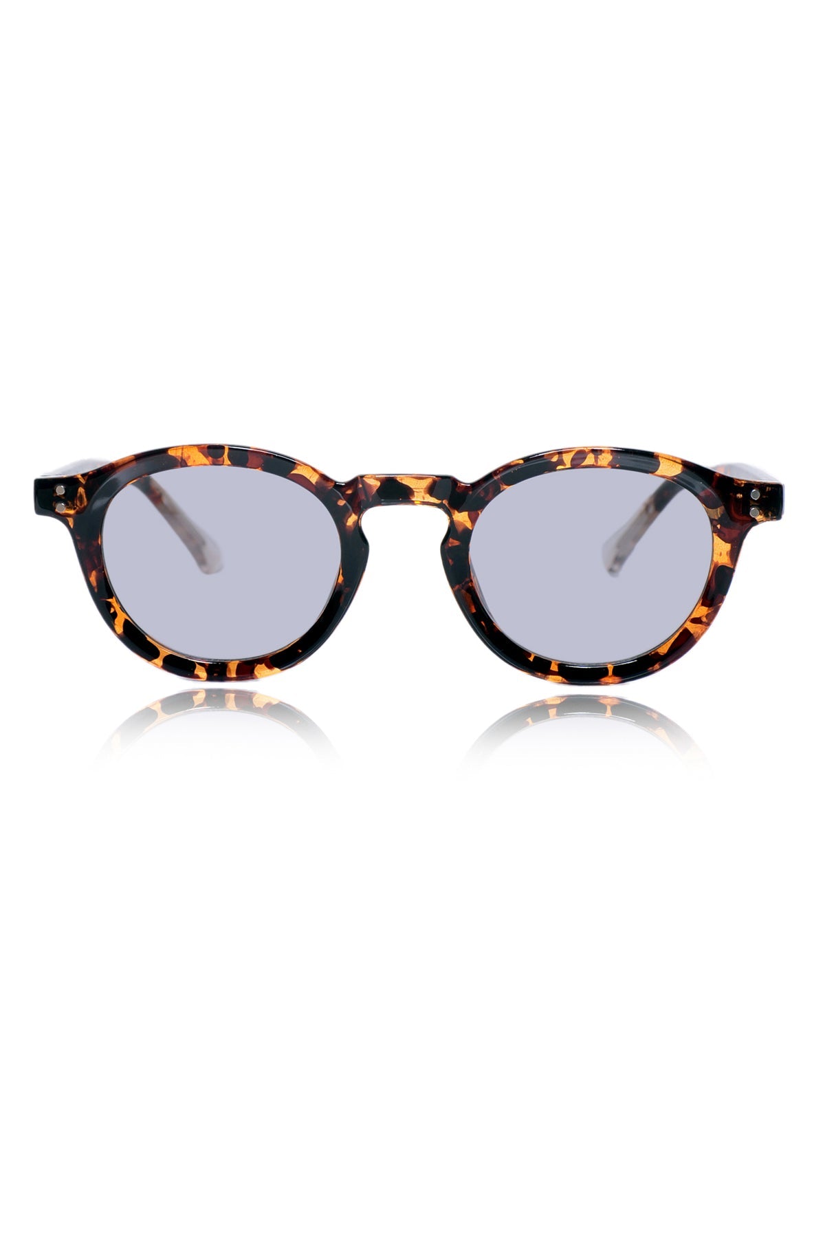 Legacy Round Sunglasses – UV400 Polarized (Crystal Grey)
