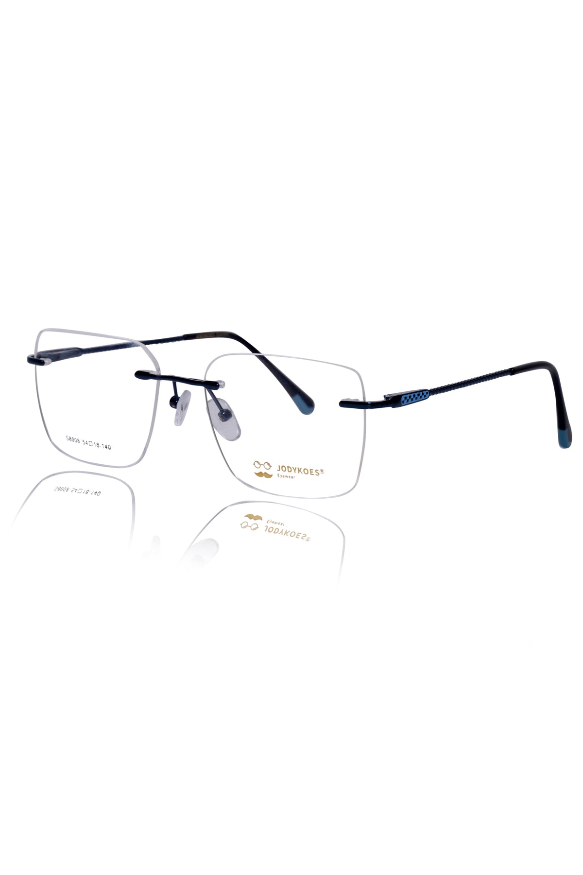Square Signature Rimless Frame (Gold)
